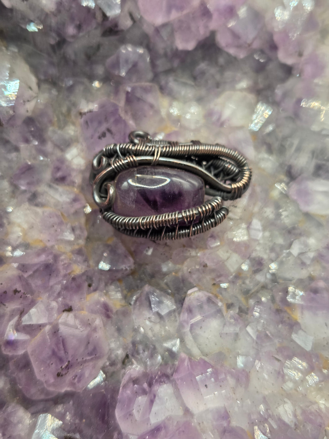 Amethyst pin