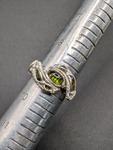 Green Tourmaline ring