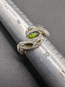 Green Tourmaline ring