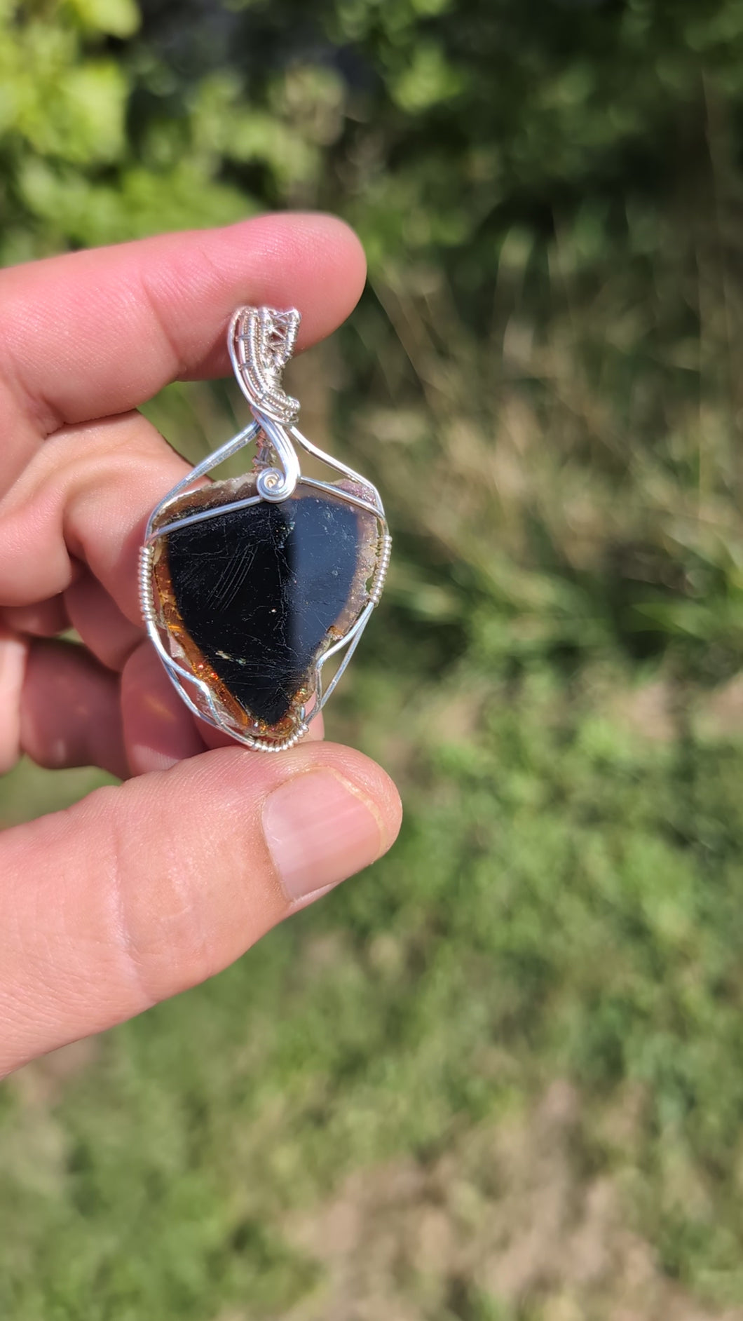 Tourmaline slice