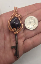Load image into Gallery viewer, Amethyst key
