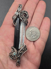 Load image into Gallery viewer, Black Tourmaline/ Aquamarine
