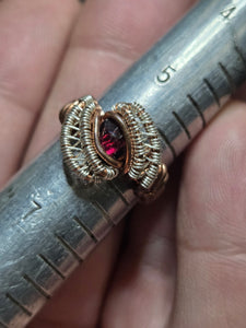 Garnet ring sz.6