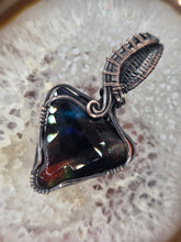Load image into Gallery viewer, Ammolite/Opal (manmade/synthetic)
