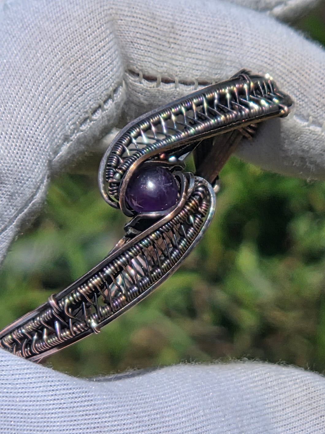 Amethyst bracelet