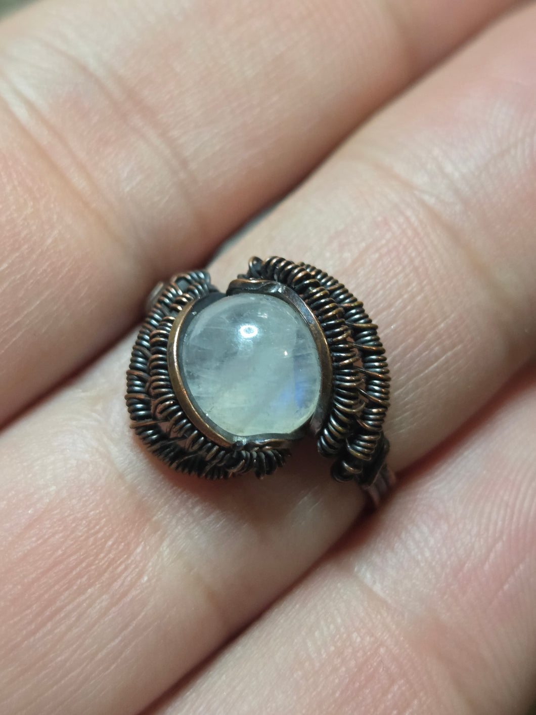 Moonstone ring sz.7
