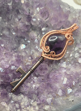 Load image into Gallery viewer, Amethyst key
