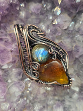 Load image into Gallery viewer, Amber &amp; Labradorite

