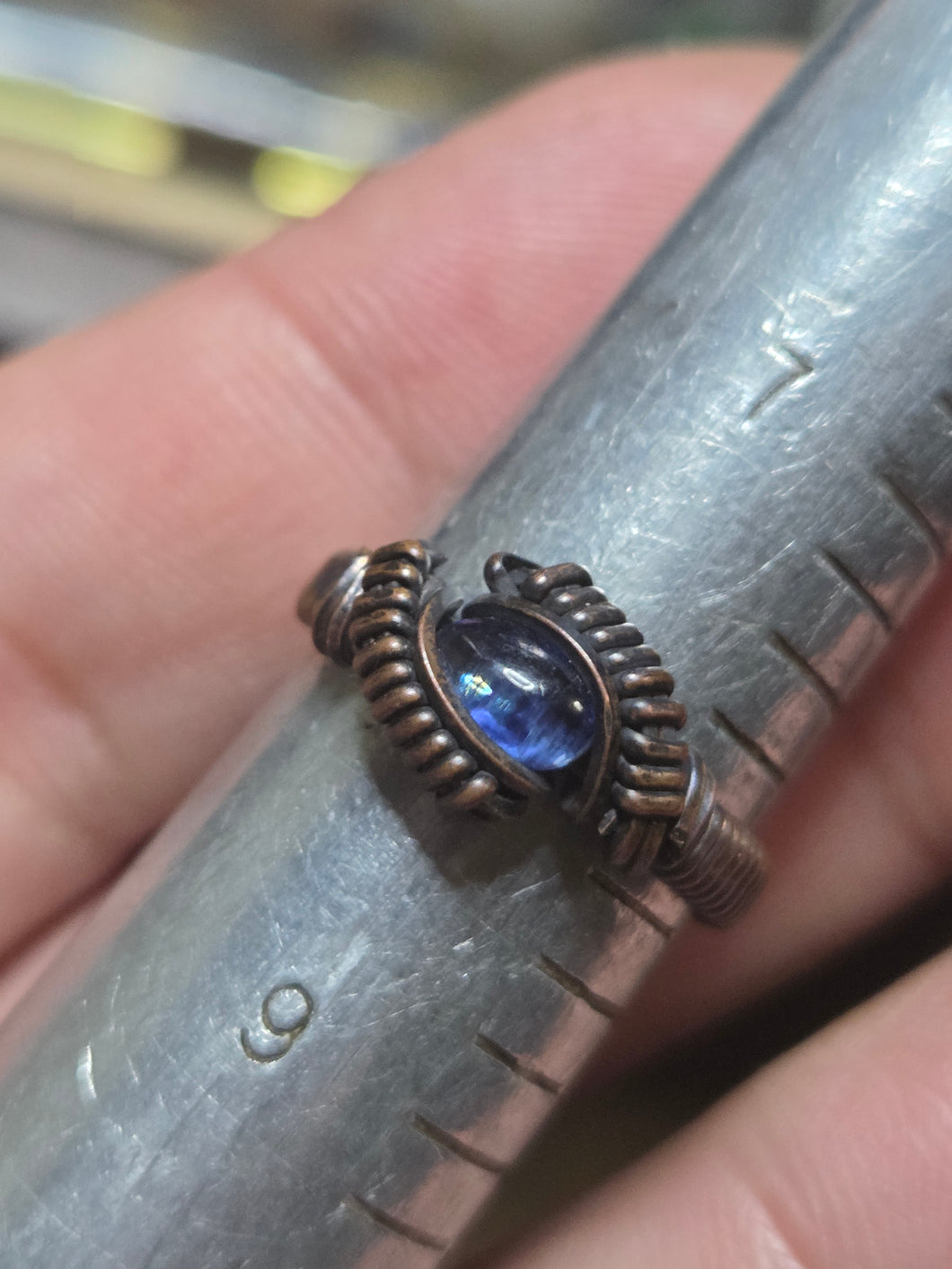 Kyanite ring sz.8
