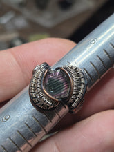 Load image into Gallery viewer, Tourmaline slice ring sz.7.5
