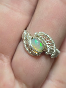 Opal ring sz.8
