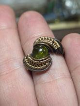 Load image into Gallery viewer, Green Tourmaline ring sz.8
