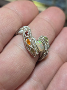 Opal ring sz.10
