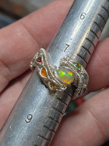 Opal ring sz.7.5