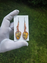 Load image into Gallery viewer, Bumblebee Jasper earrings
