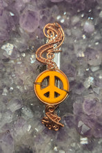 Load image into Gallery viewer, Peace barrette
