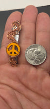 Load image into Gallery viewer, Peace barrette
