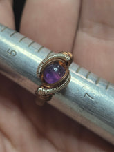 Load image into Gallery viewer, Amethyst ring sz.6
