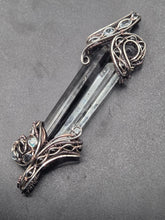 Load image into Gallery viewer, Black Tourmaline/ Aquamarine
