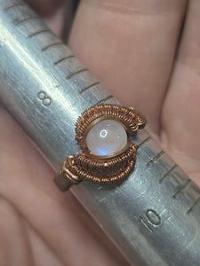 Moonstone ring sz.9