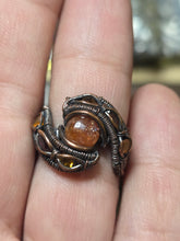 Load image into Gallery viewer, Sunstone ring sz.7.5
