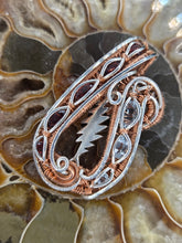 Load image into Gallery viewer, Garnet &amp; Topaz Bolt
