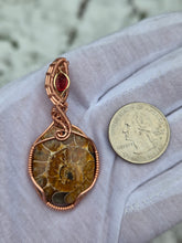Load image into Gallery viewer, Ammonite and Garnet
